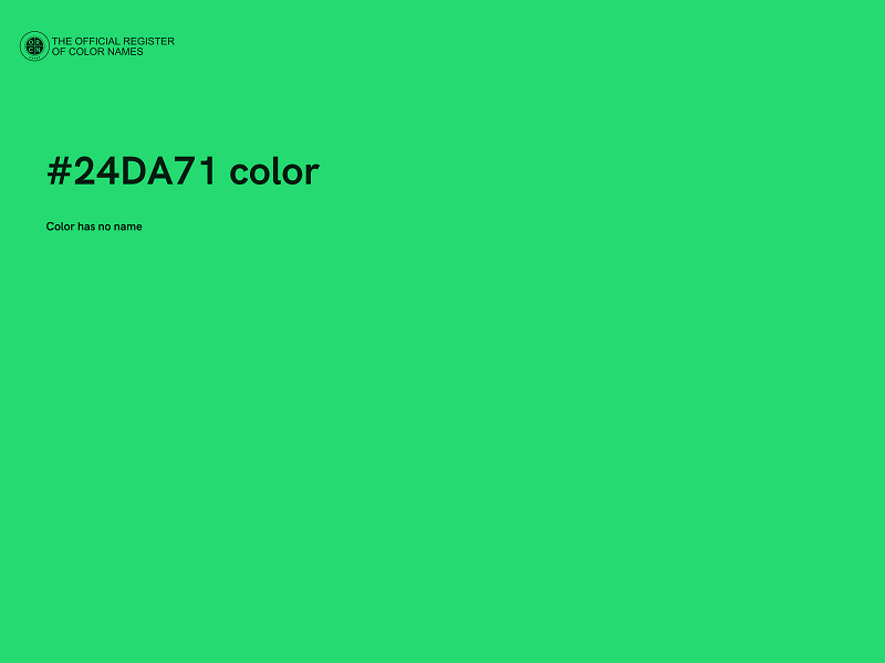 #24DA71 color image