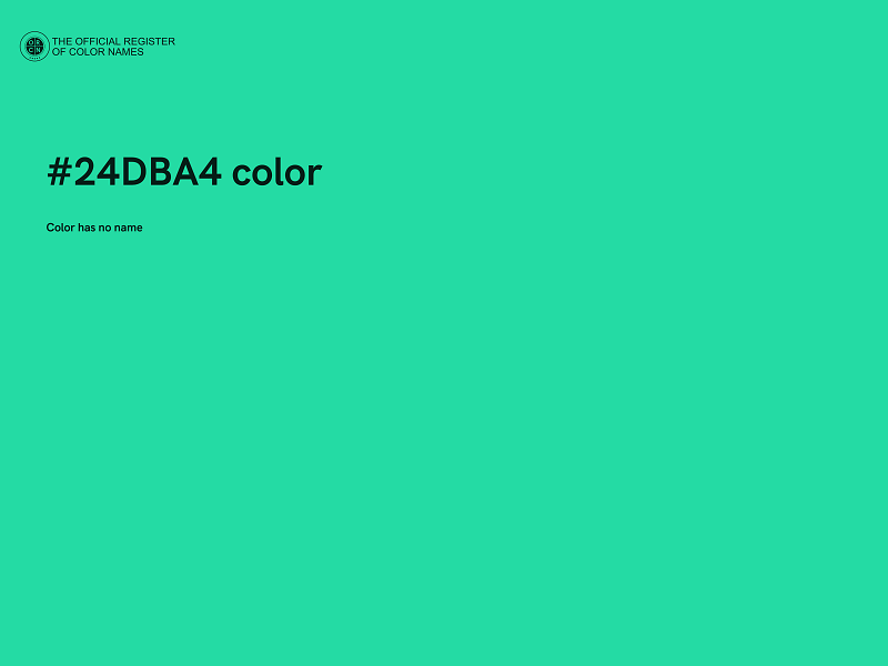 #24DBA4 color image