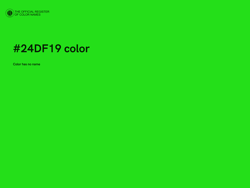 #24DF19 color image