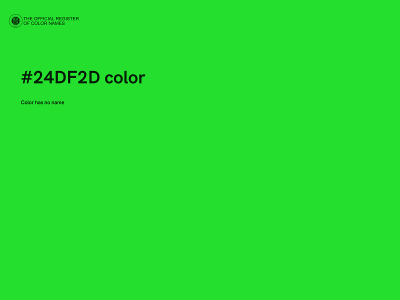 #24DF2D color image