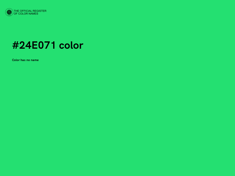 #24E071 color image