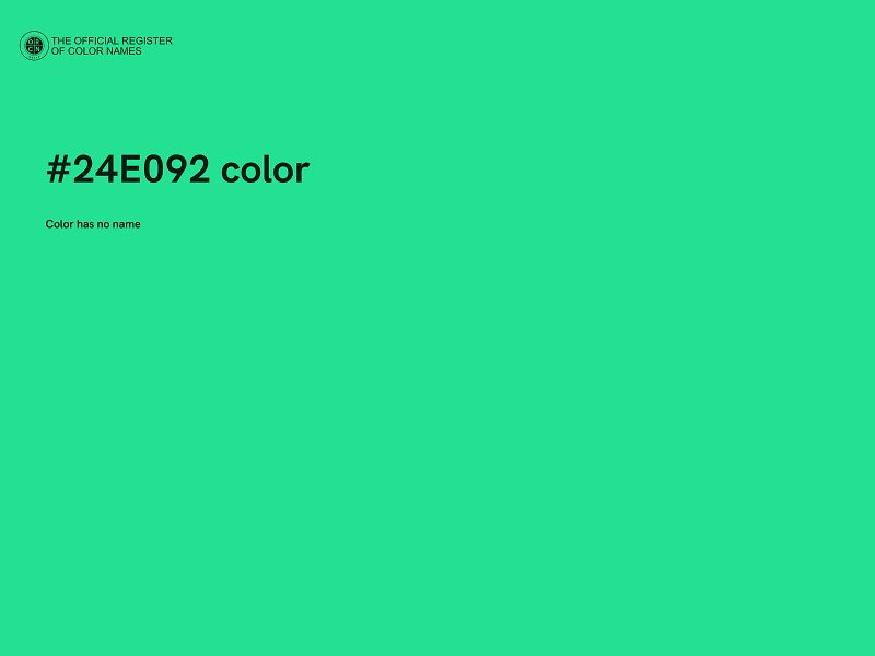 #24E092 color image