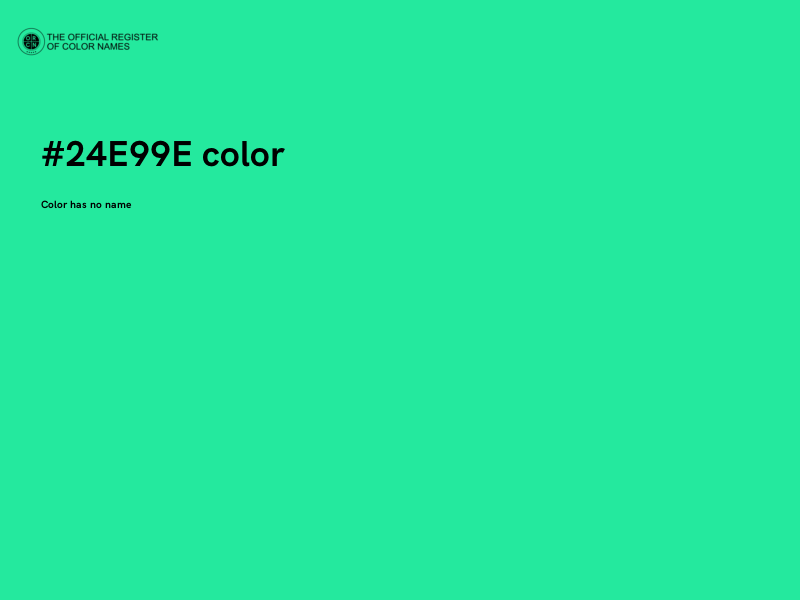 #24E99E color image