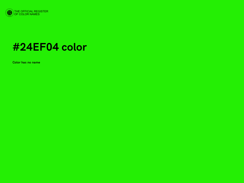 #24EF04 color image