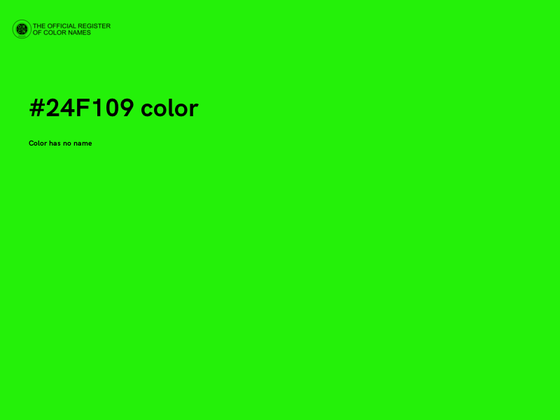 #24F109 color image
