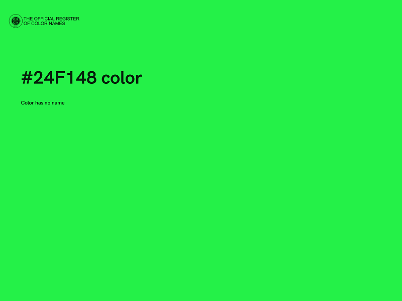 #24F148 color image