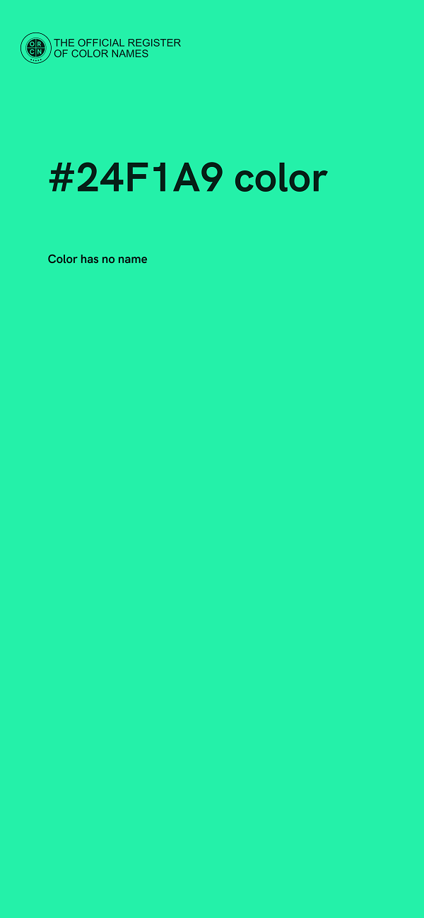 #24F1A9 color image