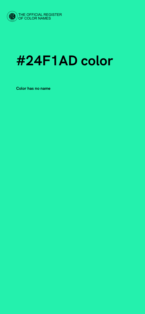 #24F1AD color image
