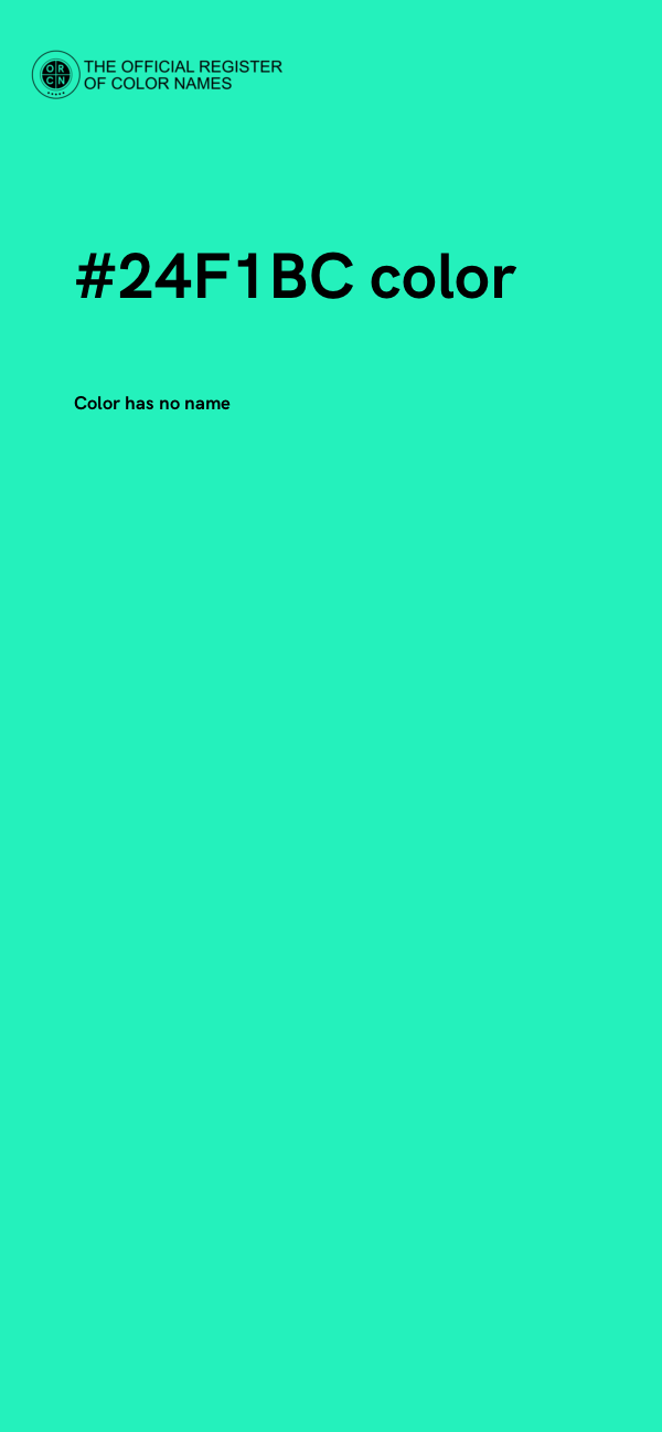 #24F1BC color image