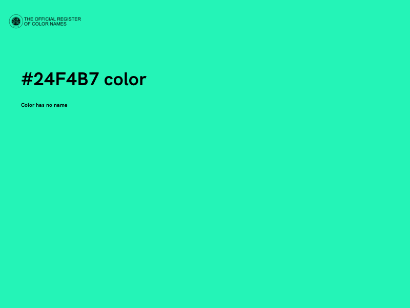 #24F4B7 color image