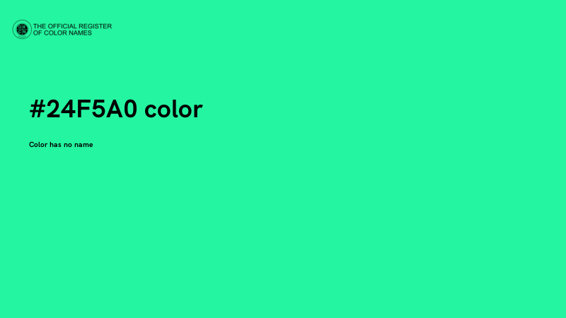 #24F5A0 color image