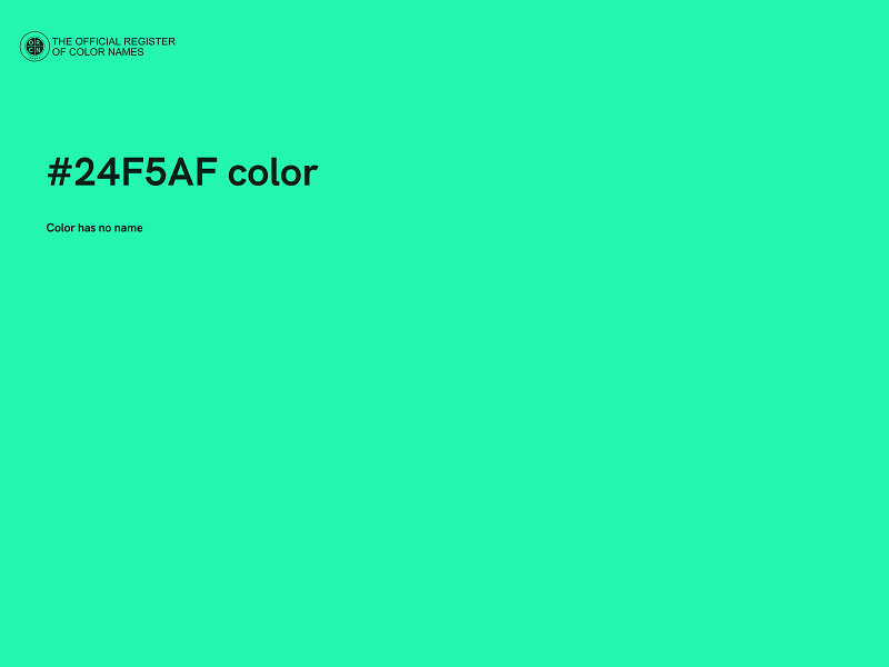 #24F5AF color image