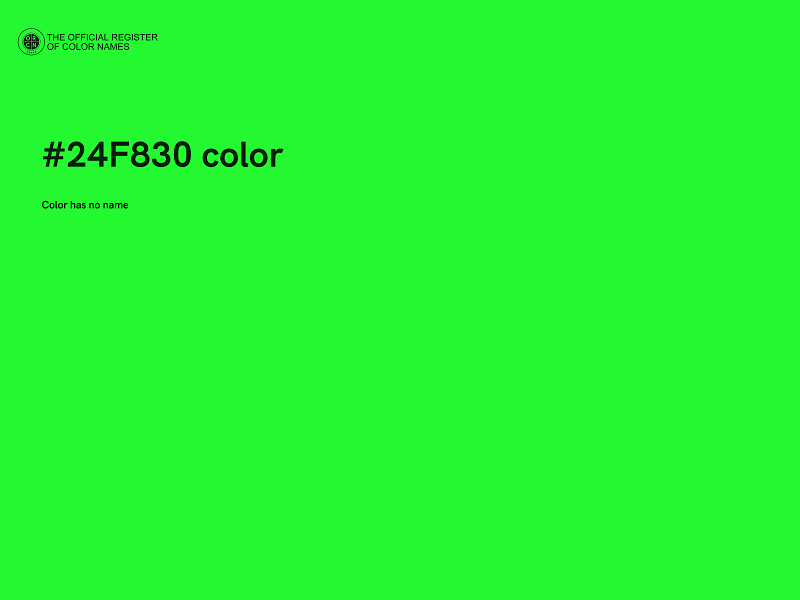 #24F830 color image