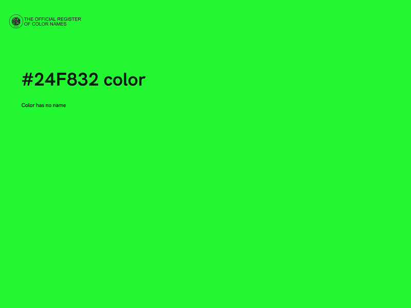 #24F832 color image