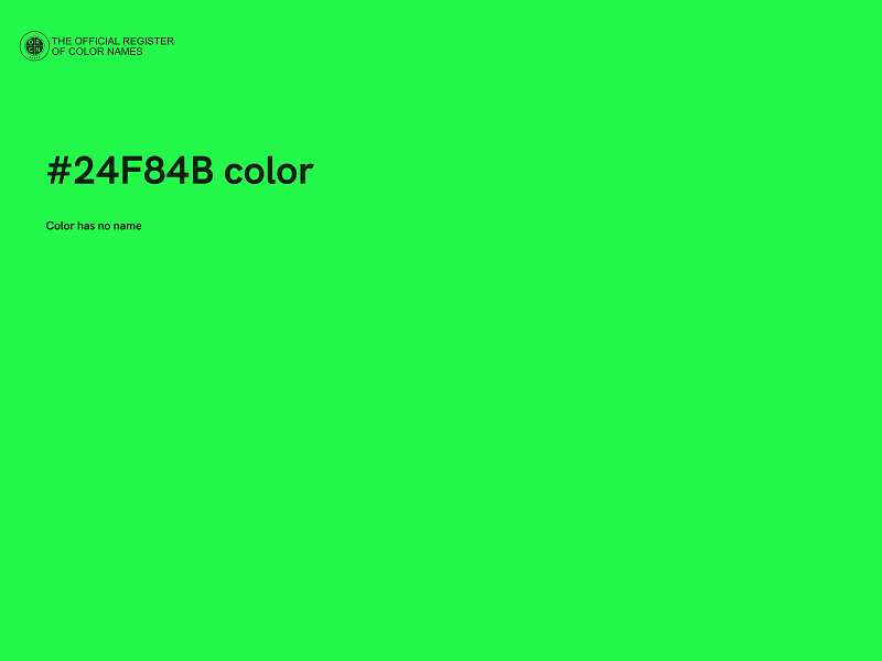 #24F84B color image