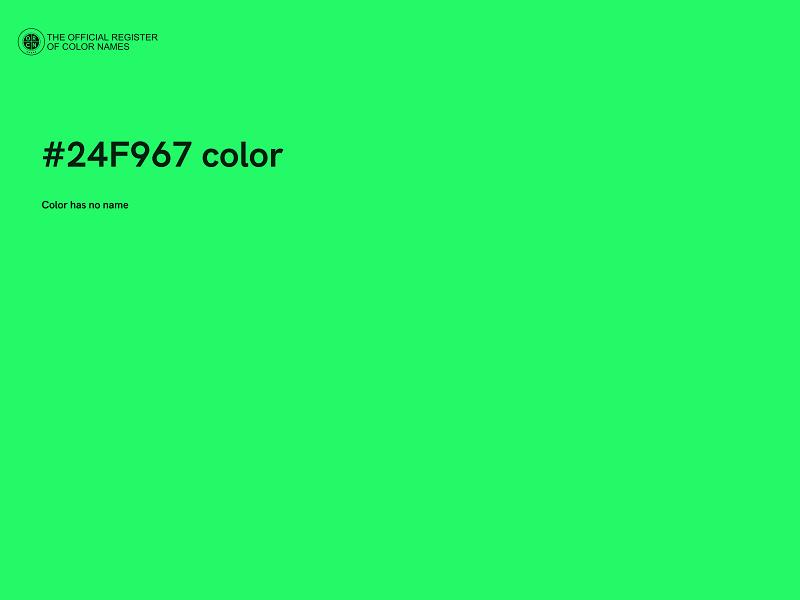 #24F967 color image