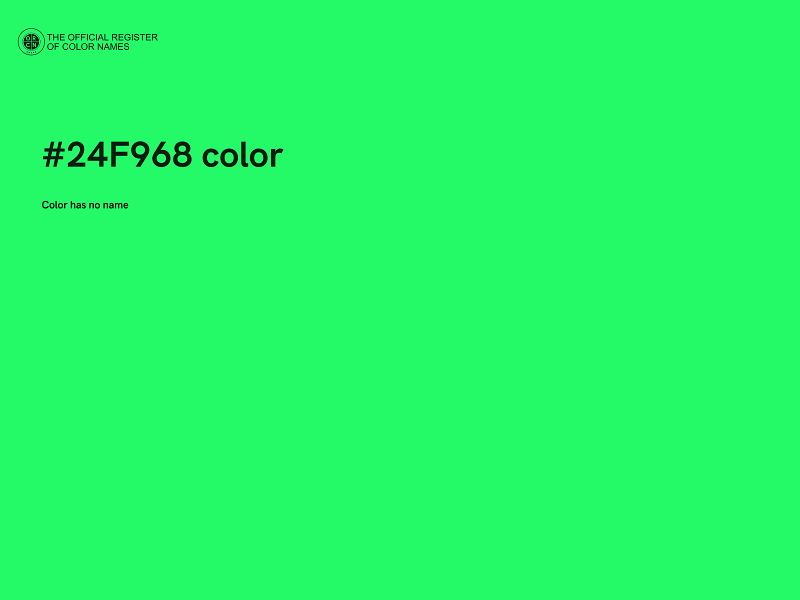 #24F968 color image