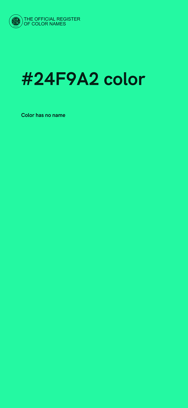 #24F9A2 color image