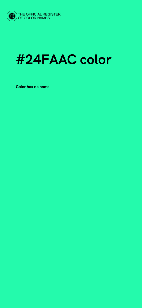 #24FAAC color image