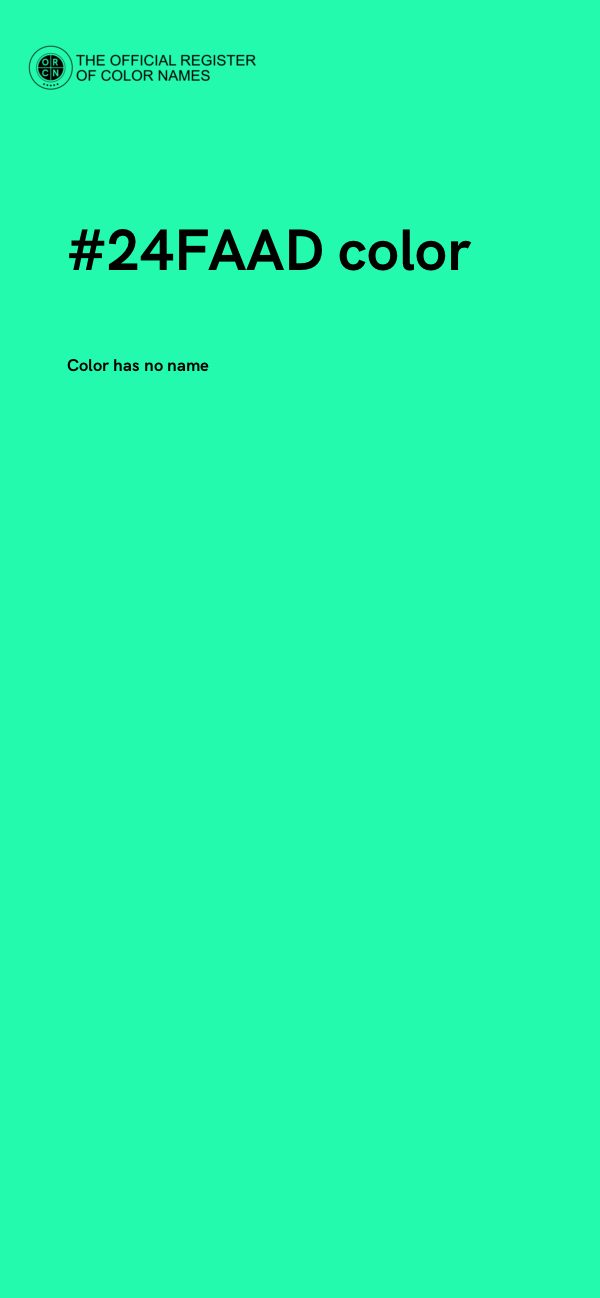 #24FAAD color image