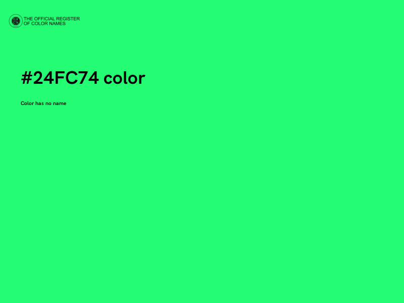 #24FC74 color image