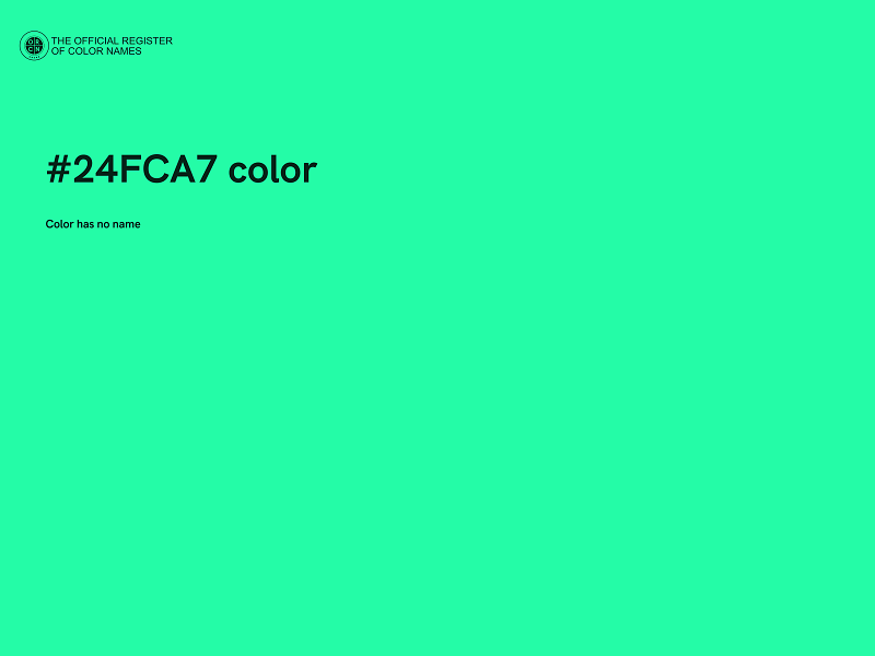 #24FCA7 color image