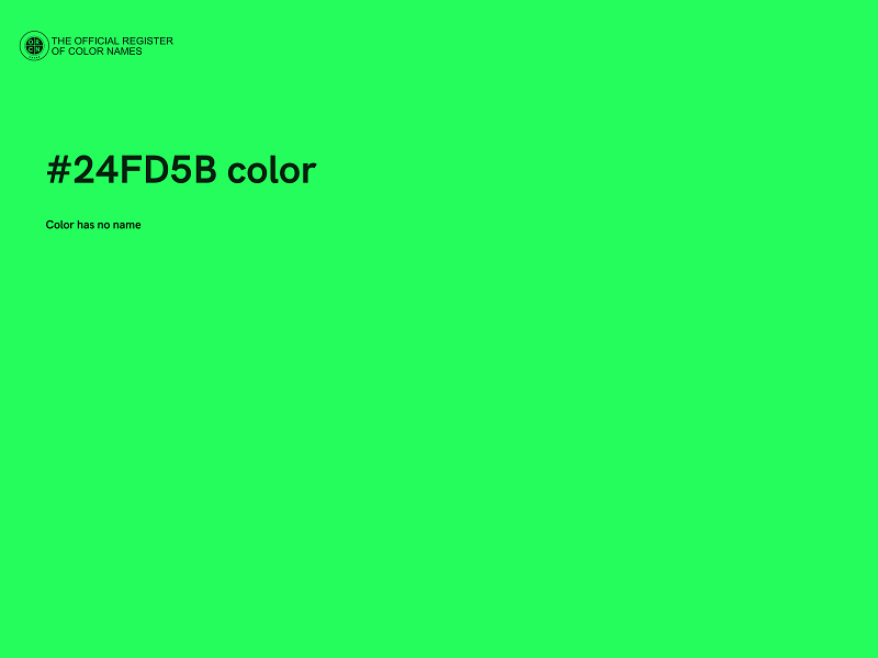 #24FD5B color image