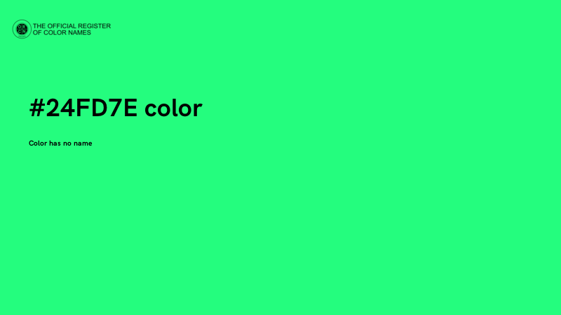 #24FD7E color image