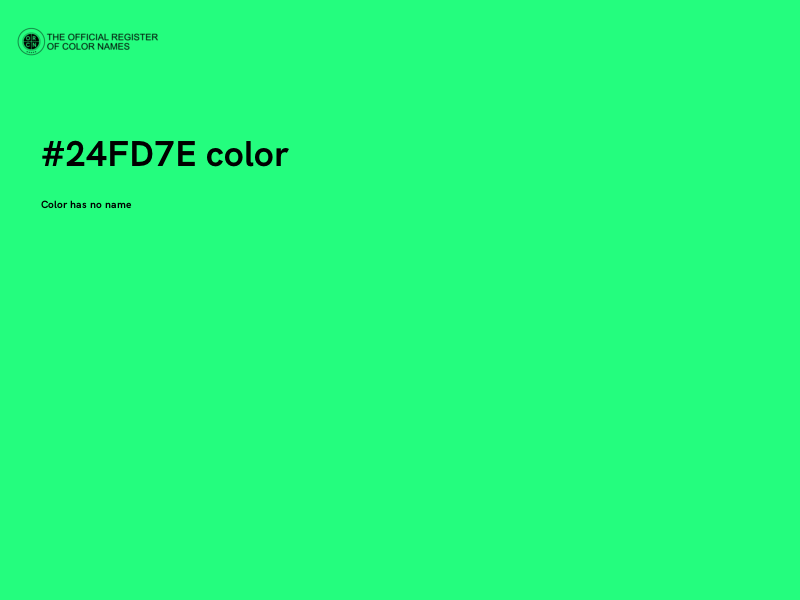#24FD7E color image