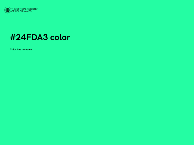 #24FDA3 color image