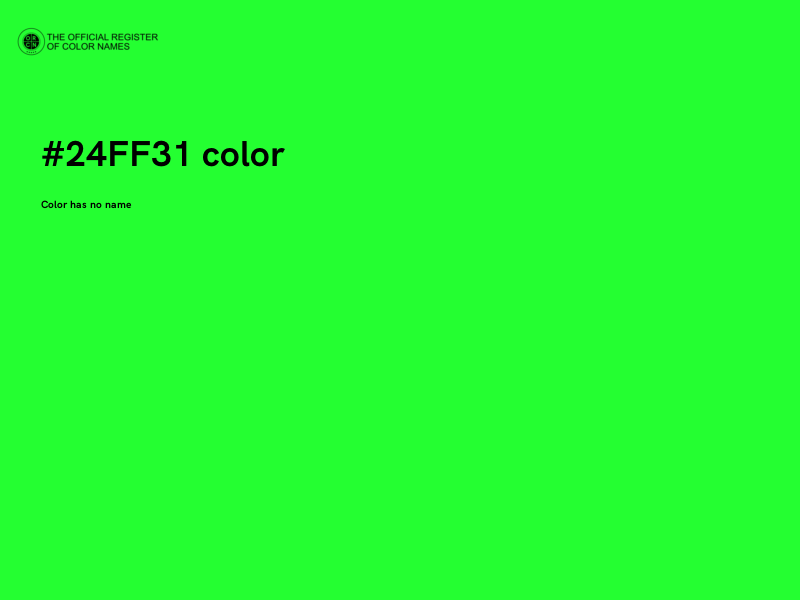 #24FF31 color image