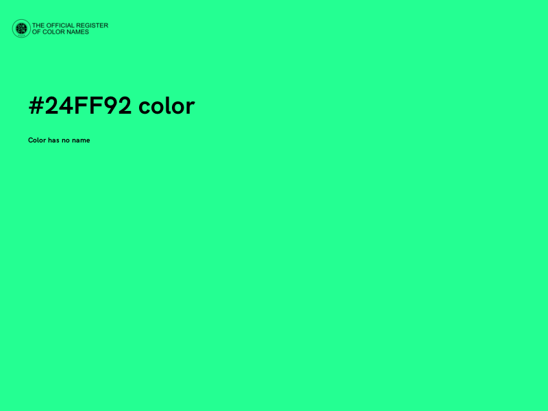 #24FF92 color image