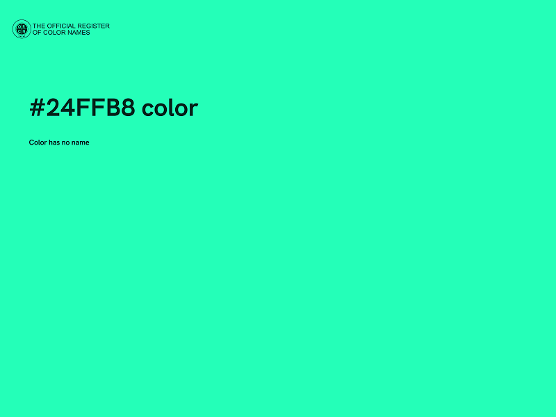 #24FFB8 color image