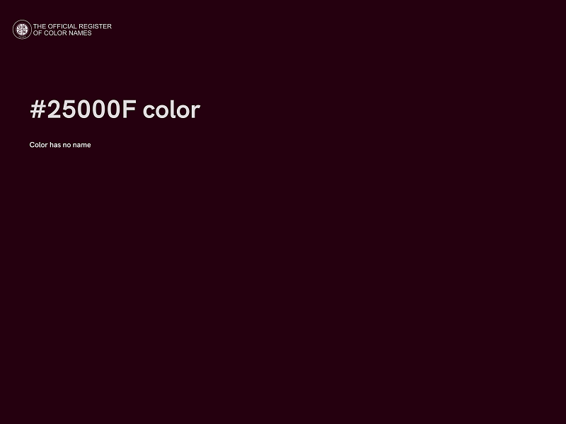 #25000F color image