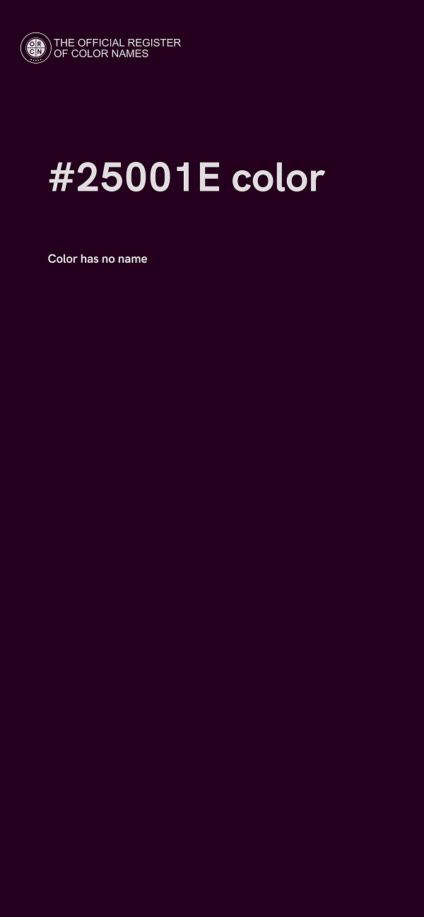 #25001E color image