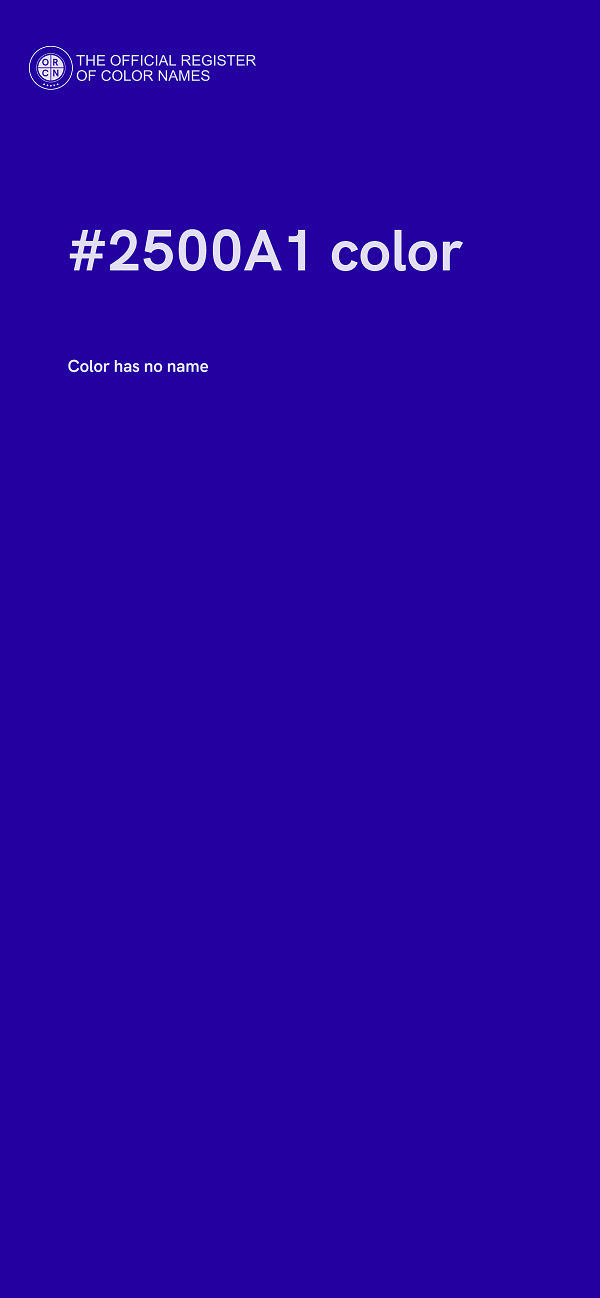 #2500A1 color image