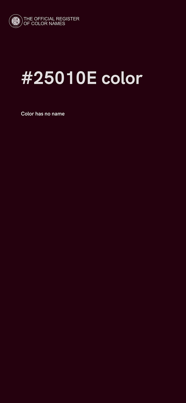 #25010E color image