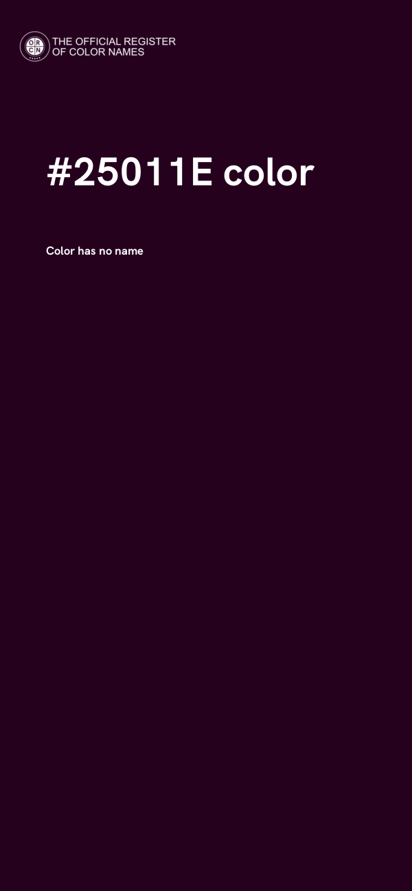 #25011E color image