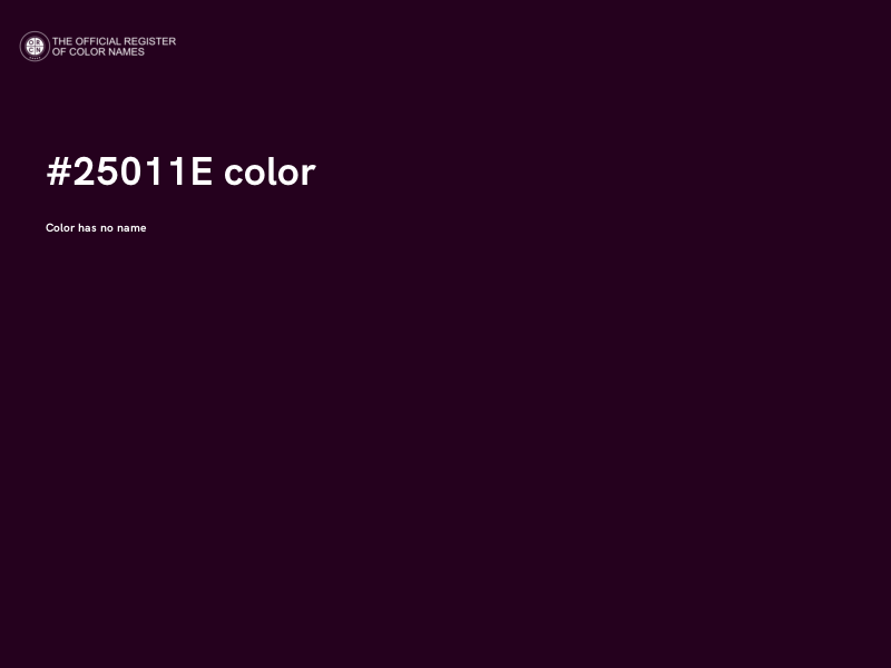 #25011E color image