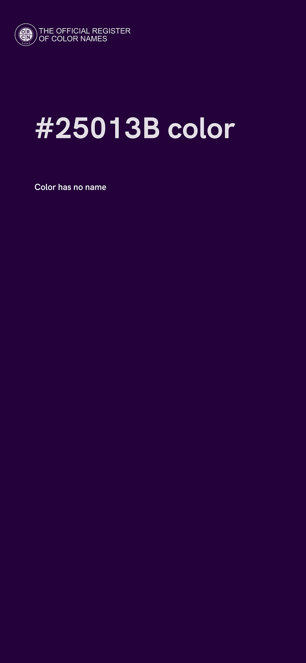 #25013B color image