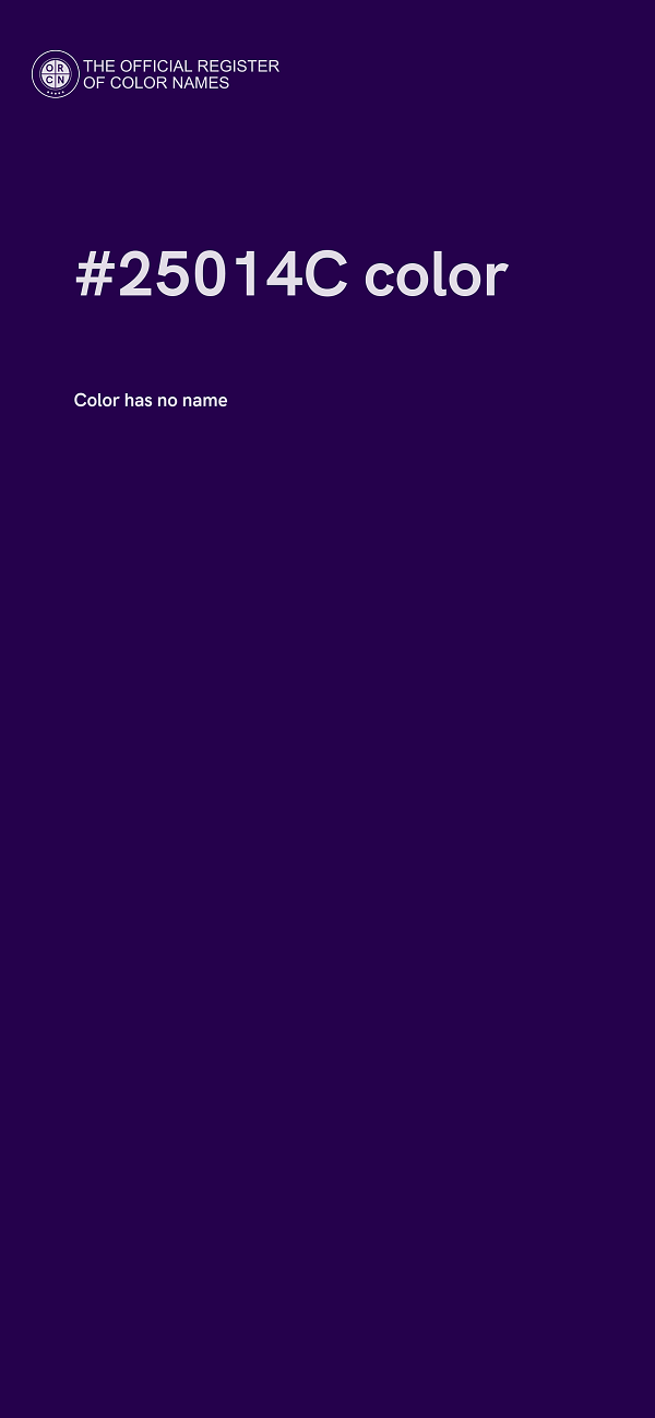 #25014C color image