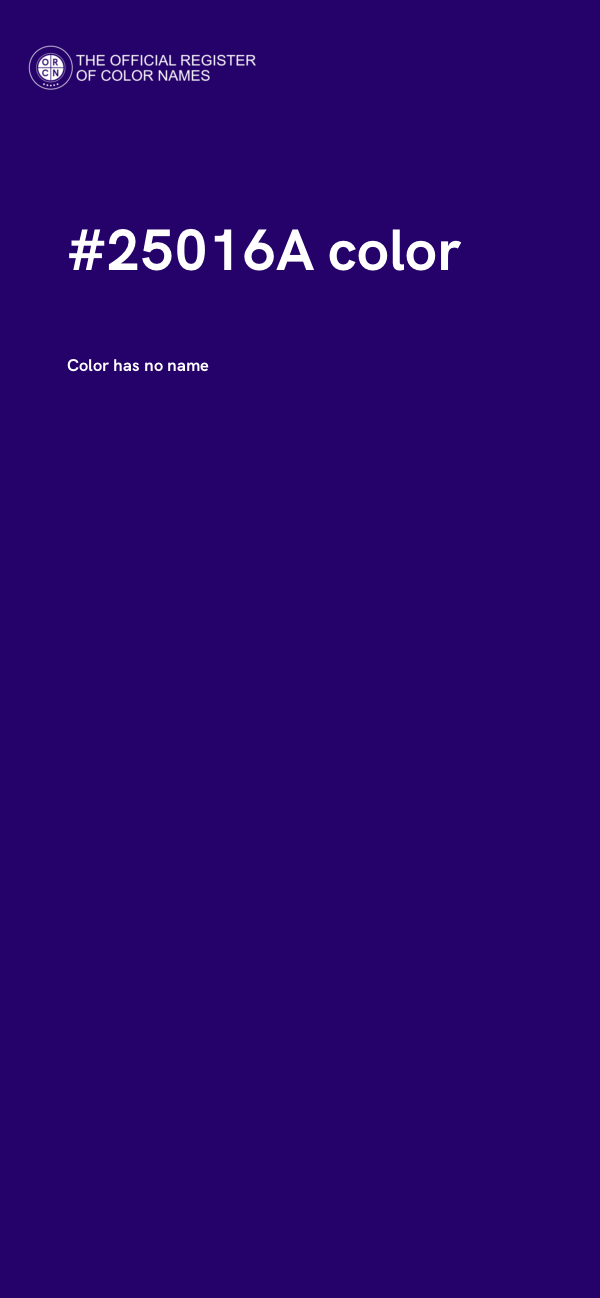 #25016A color image