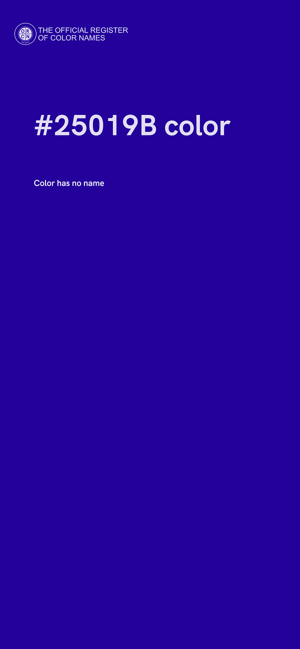 #25019B color image