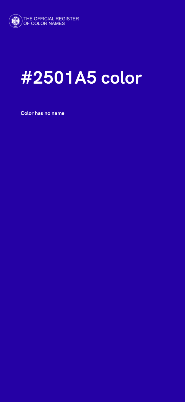 #2501A5 color image