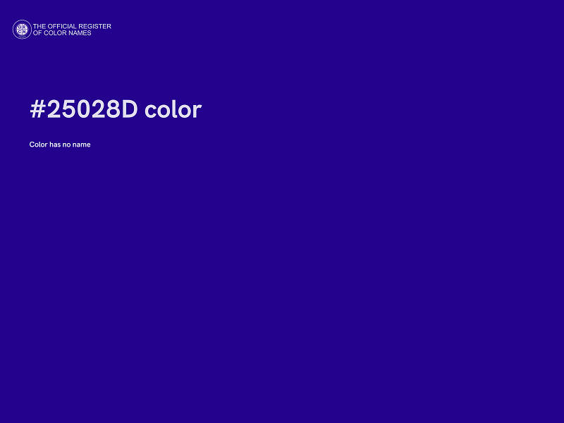 #25028D color image