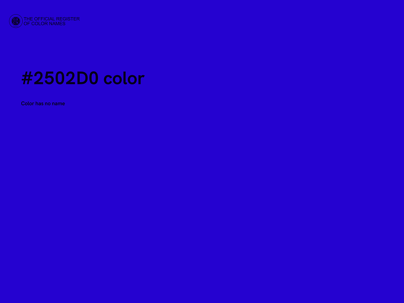 #2502D0 color image