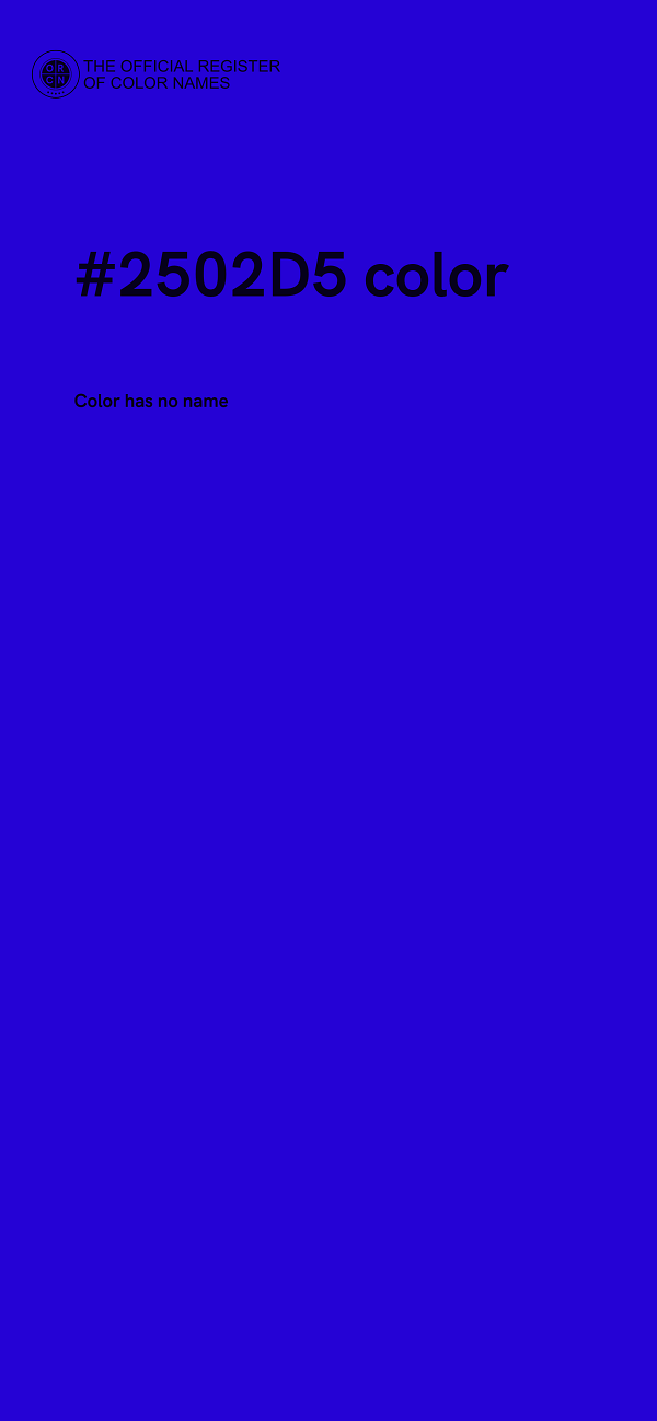 #2502D5 color image