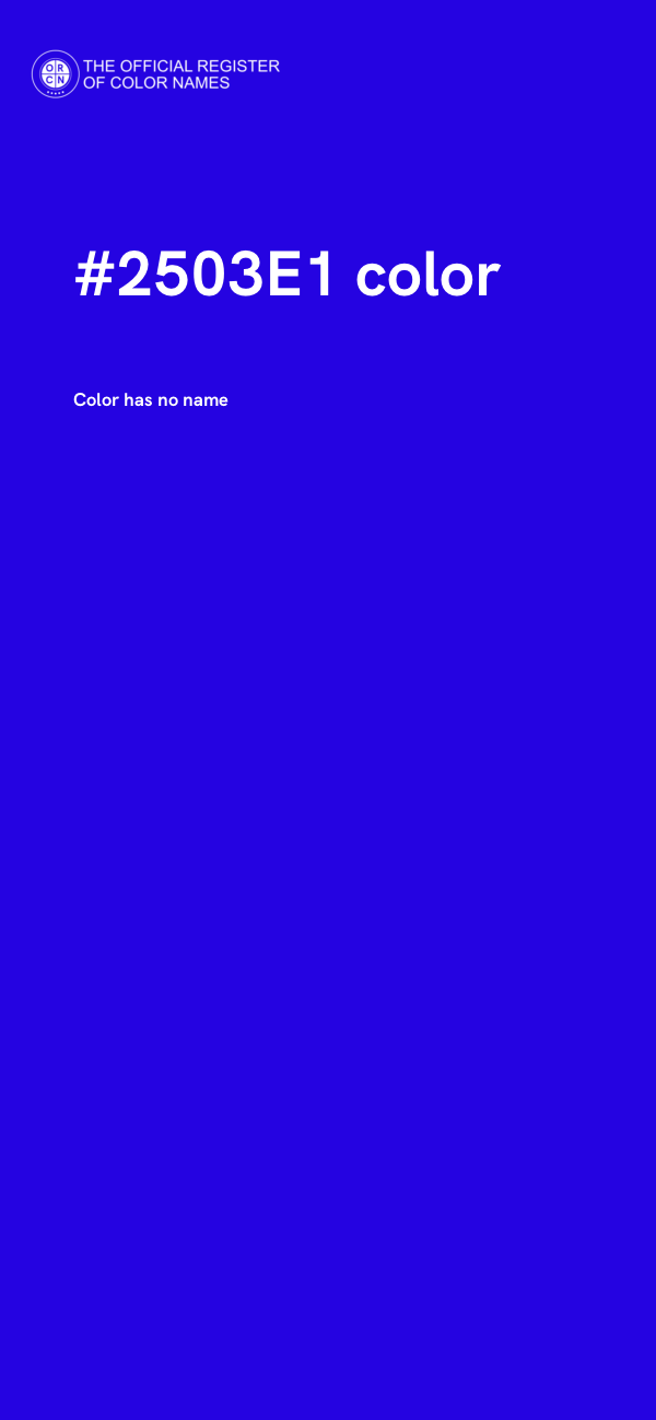 #2503E1 color image