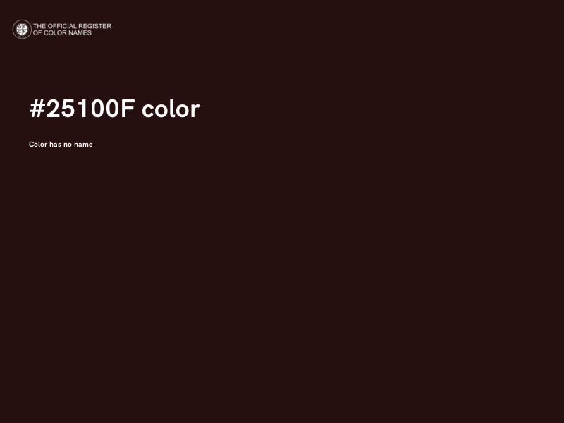 #25100F color image