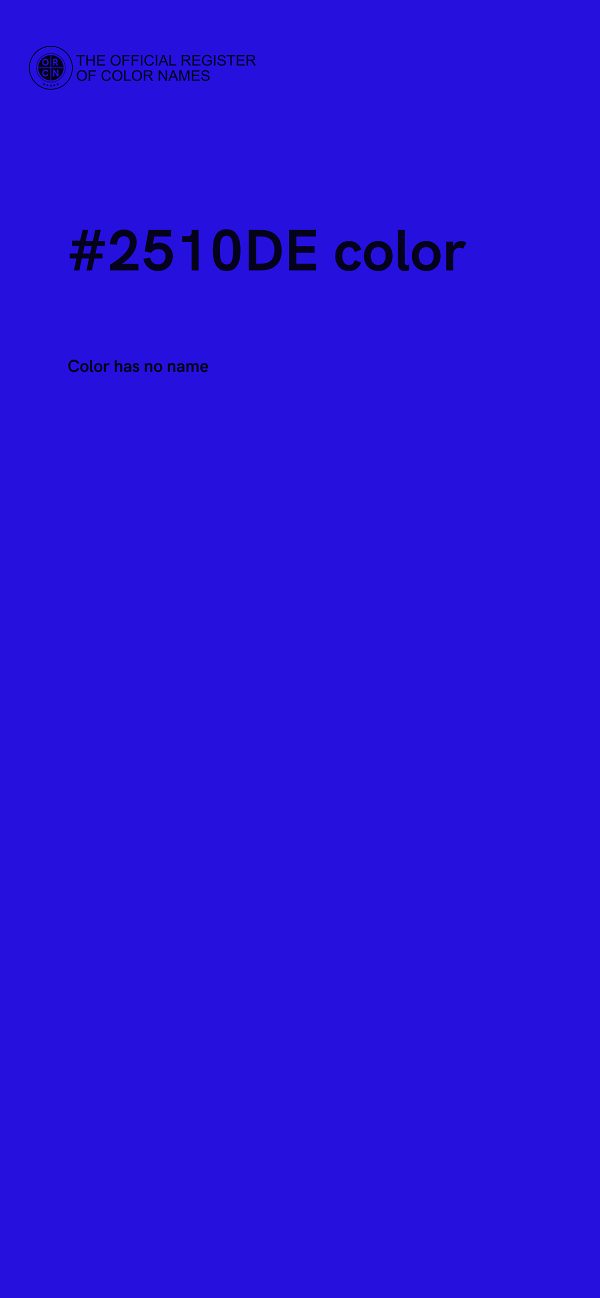 #2510DE color image